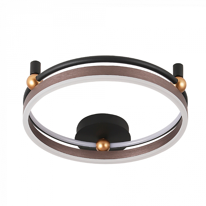 Светильник Crystal Lux FERNANDO PL48W LED COFFEE/BLACK